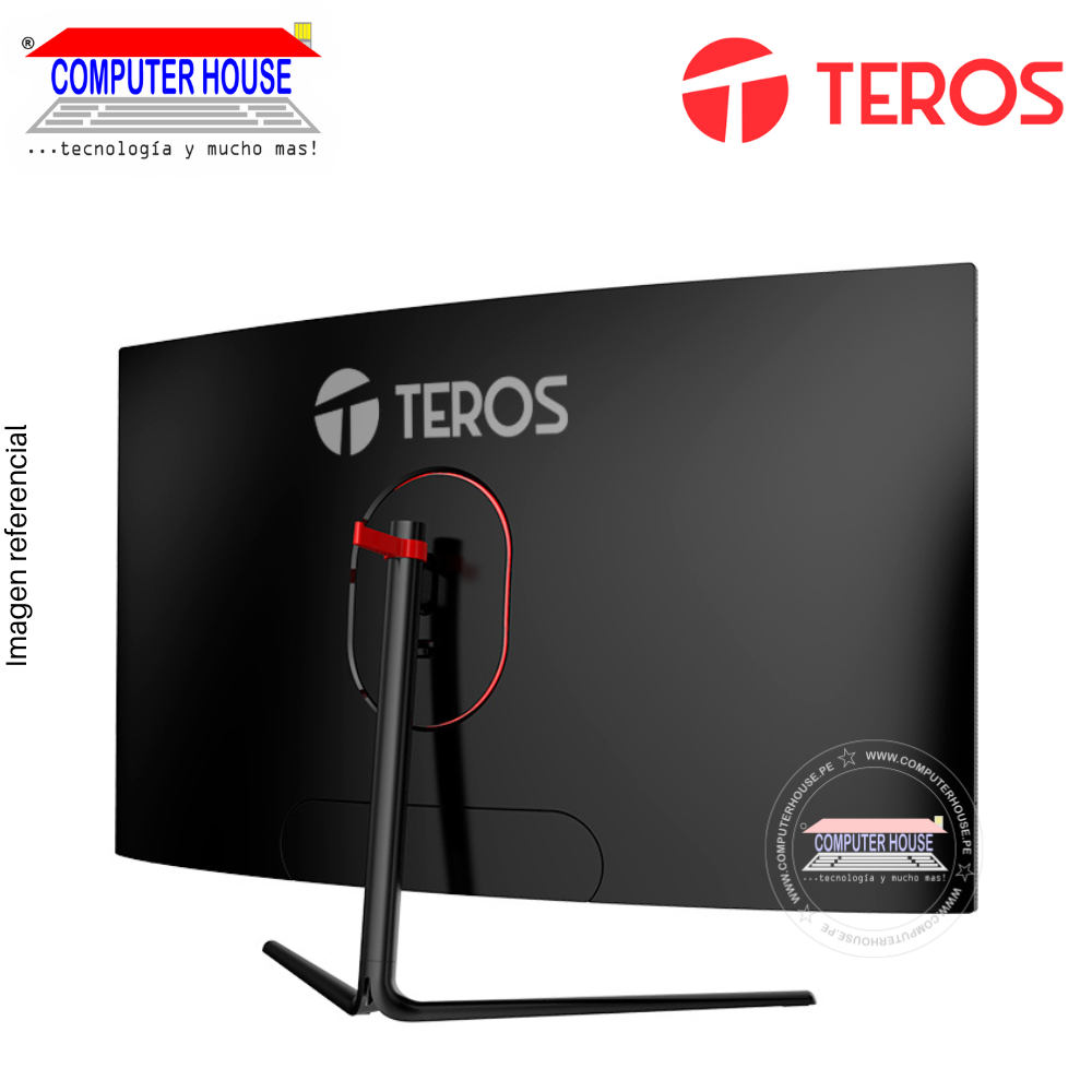 Monitor Gamer Teros 31.5" TE-3211G, Curvo, 1920x1080 FHD, 165Hz, 1Ms, Puertos 1xDisplayPort/2xHDMI/1xJackdeAudio.