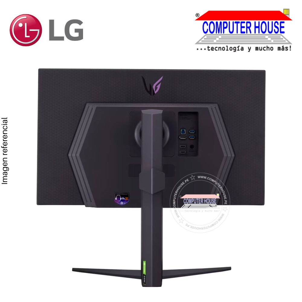 LG Monitor Gamer 27" 27GR93U, 3840x2160 UHD, 4K, 144Hz, 1xDisplay/2xHDMI.