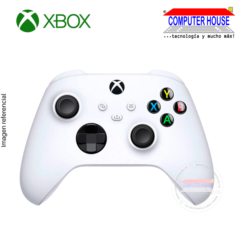 MICROSOFT Mando Xbox Gamer ,Inalámbrico , Color Blanco.