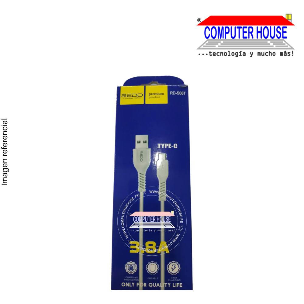 TYPE-C TO USB Cable RD-S08T 3.8A.