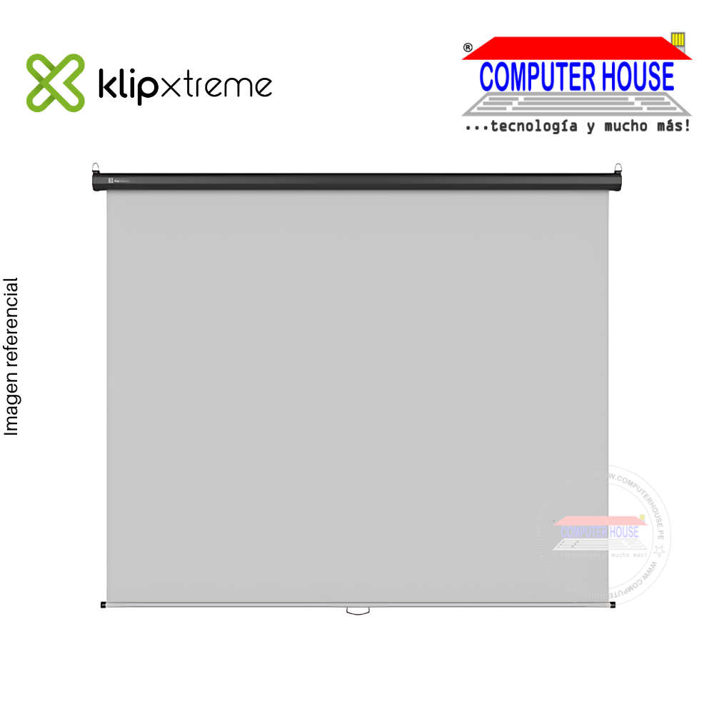 Ecran de Pared KLIPXTREME KPS-302, tamaño 86"- 1.7m x 1.30m