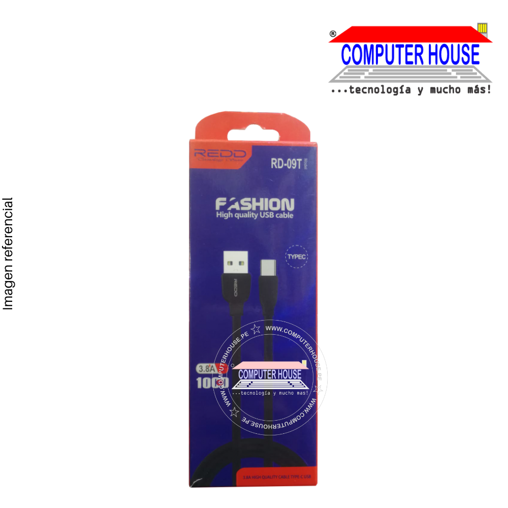 USB to Type-C Cable RD-09T 5.1A 1 meter.