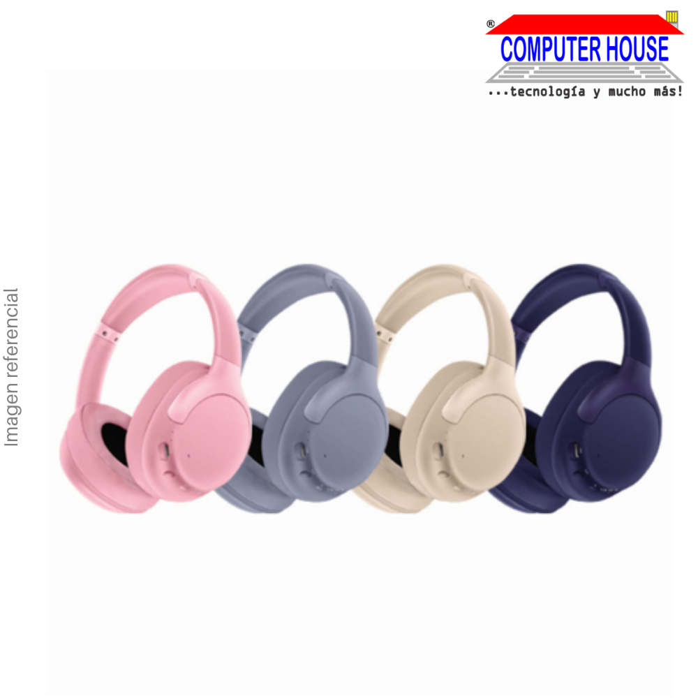 E67 Wireless Headband Headphones with Noise Cancelling, Bluetooth, Microphone - Colors