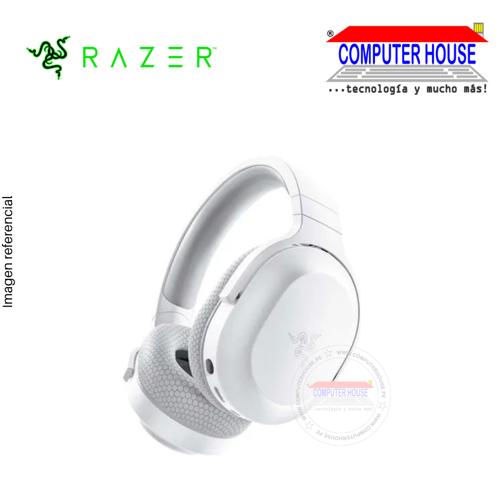 RAZER AUDIFONO C/MICROF. BARRACUDA X 2022 50H WIRELESS / BT / 3.5 MM SMARTSWITCH WHITE (RZ04-04430200-R3U1)