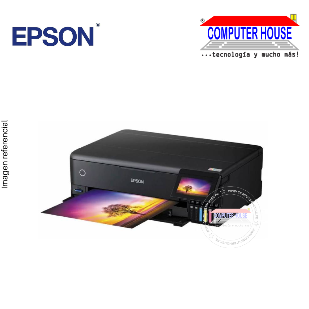 Impresora Fotográfica con Sistema Continuo EPSON L8180, A3, Multifuncional (imprime, copia y escanea), USB/Wi-Fi/LAN.