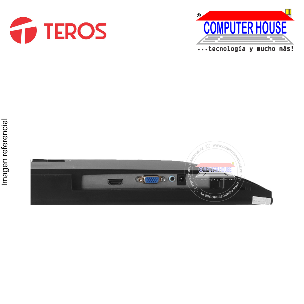 TEROS Monitor 21.5" TE-2120S, Flat (plano), 1920x1080 FHD, 75Hz. 5MS, HDMI / VGA.
