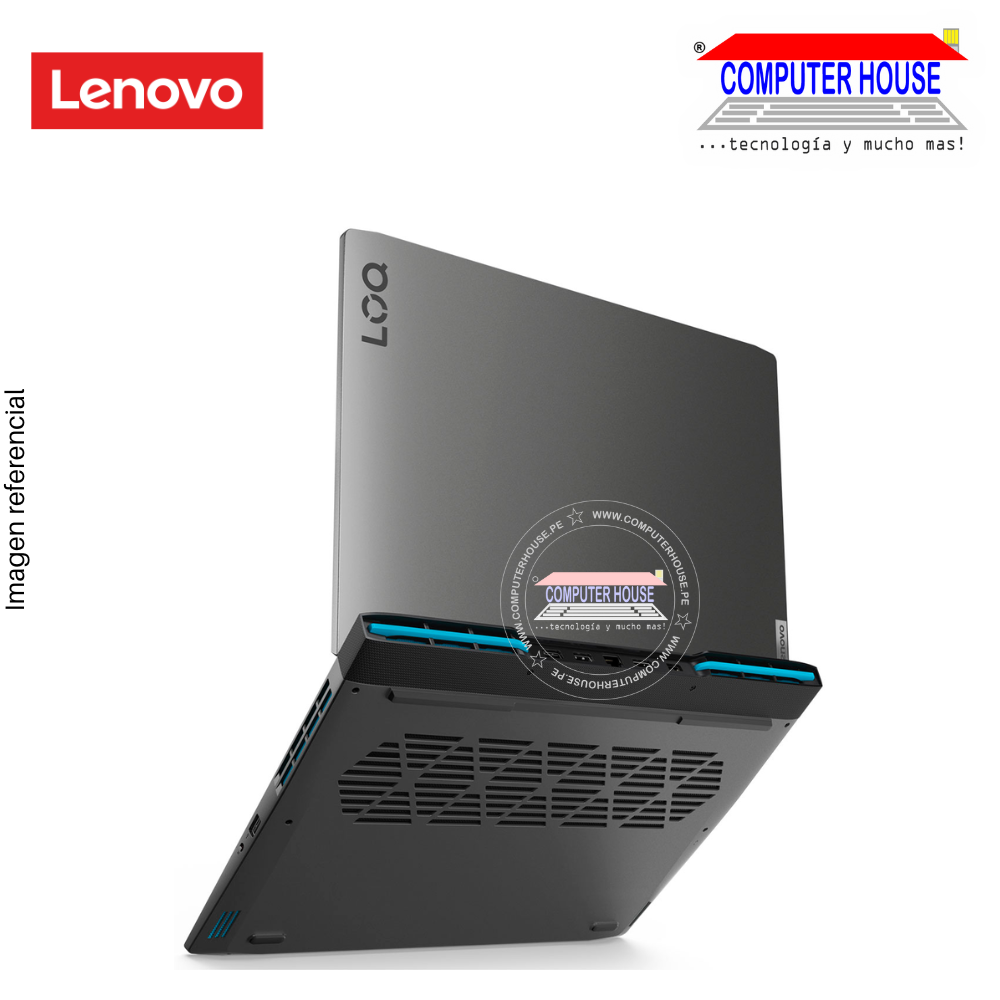Laptop LENOVO LOQ, Core i5-13420H, RAM 16GB DDR5, SSD 512GB, Video RTX2050 4GB, 15.6" FHD 144Hz, Teclado en Inglés, Windows 11.