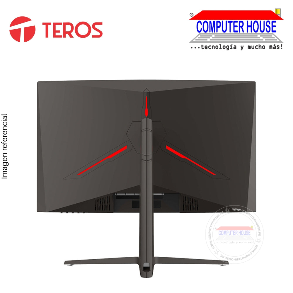 TEROS Monitor Gamer 32" TE-3210G Curvo, 2560x1440 QHD, 2K 165Hz, Display/HDMI, FREESYNC.