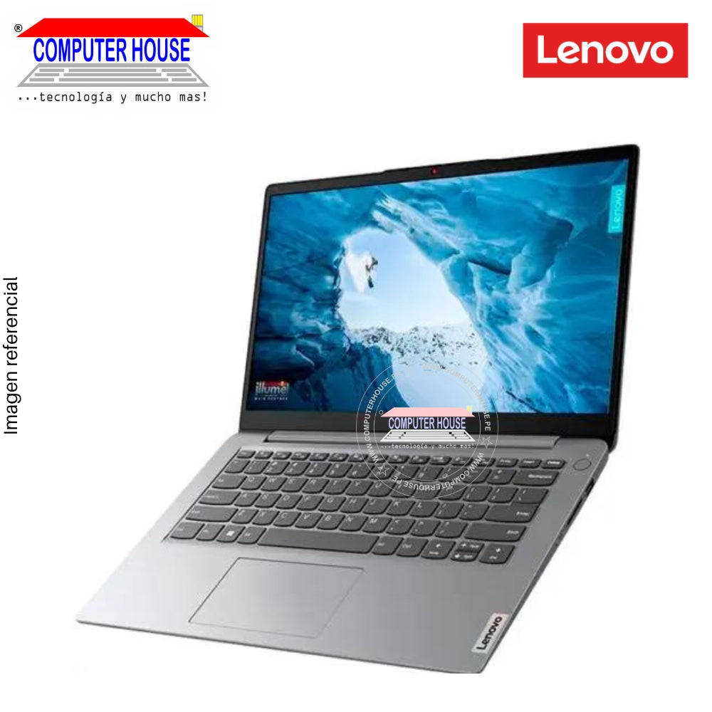 Laptop LENOVO IdeaPad 1, Core i3-1215U, RAM 4GB, SSD 500GB, 14" HD, Teclado en Inglés, Windows 11.