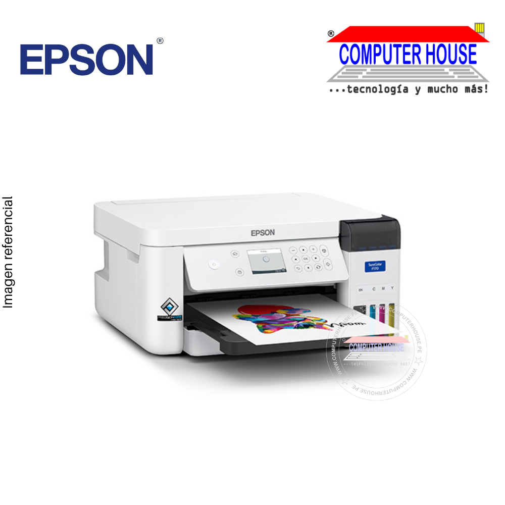 Impresora de Sublimación con Sistema Continuo EPSON SureColor F170, A4, Solo Imprime, USB/Wi-Fi/LAN.