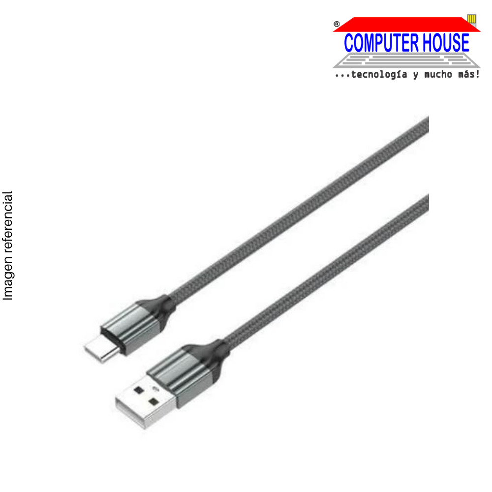LDNIO Cable | USB to Type-C | Fast Charging | Nylon 2M (LS432)