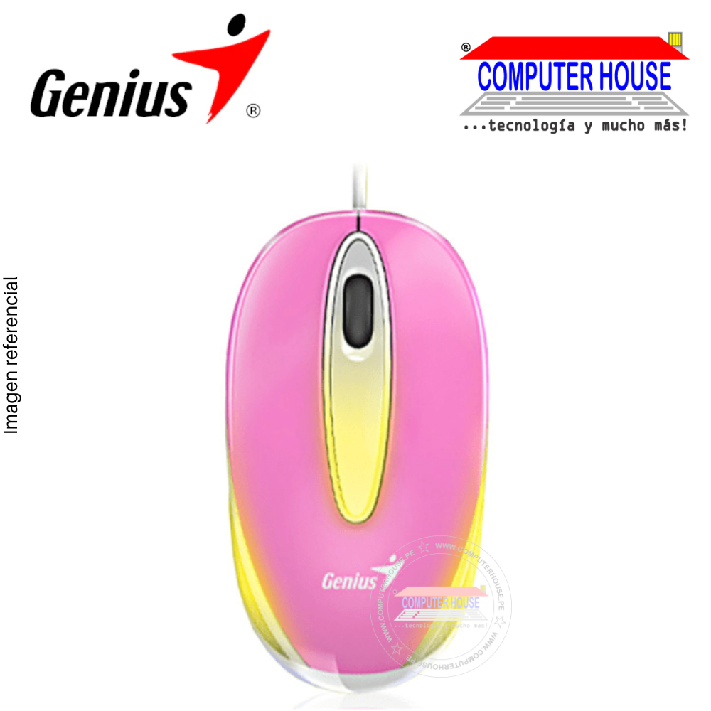 GENIUS Mouse alámbrico DX-MINI USB PINK (3010025403)