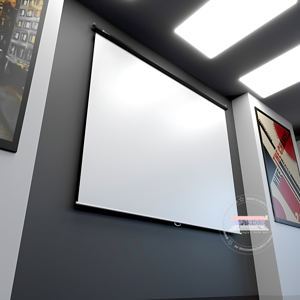 Ecran de Pared KLIPXTREME KPS-302, tamaño 86"- 1.7m x 1.30m