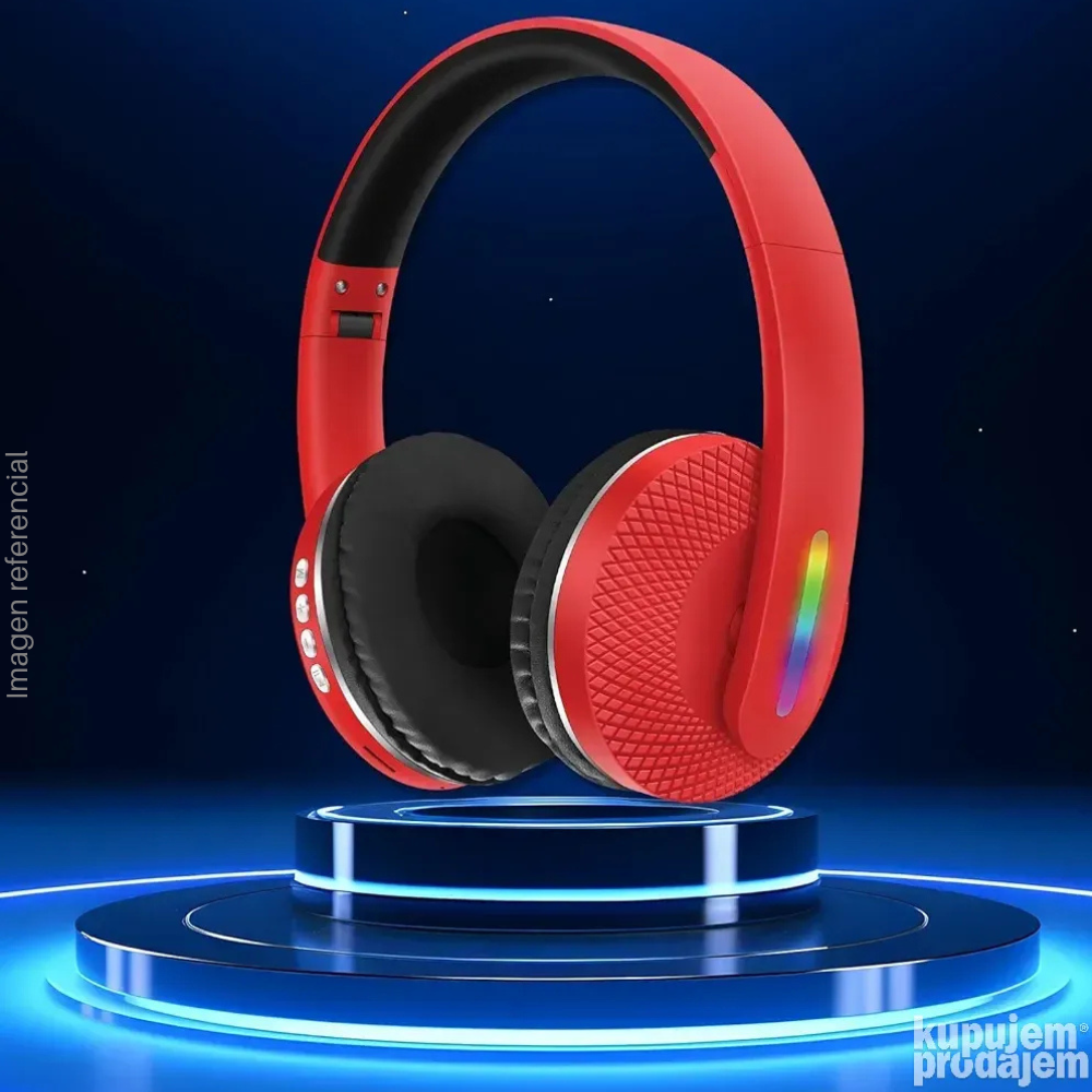 Audífono Inalámbrico Z8BT vincha con Luces RGB, Bluetooth, Micrófono - Colores