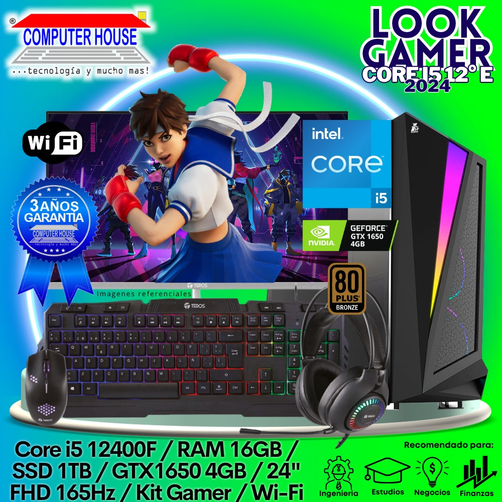 LOOK GAMER Core i5-12400F 