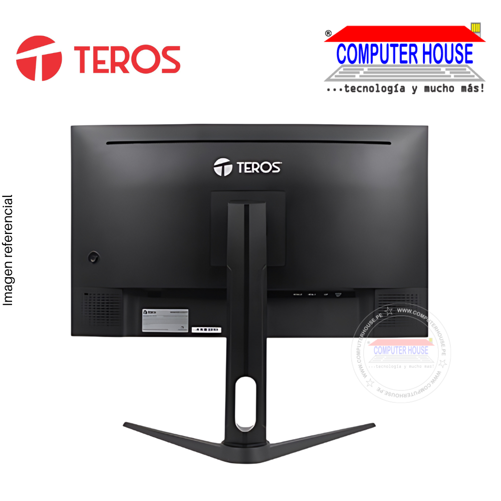 Monitor Gamer Teros 27" TE-2752G, Flat (plano), IPS 165hz, 1920x1080, Full HD, HDMI,DP, Pivot