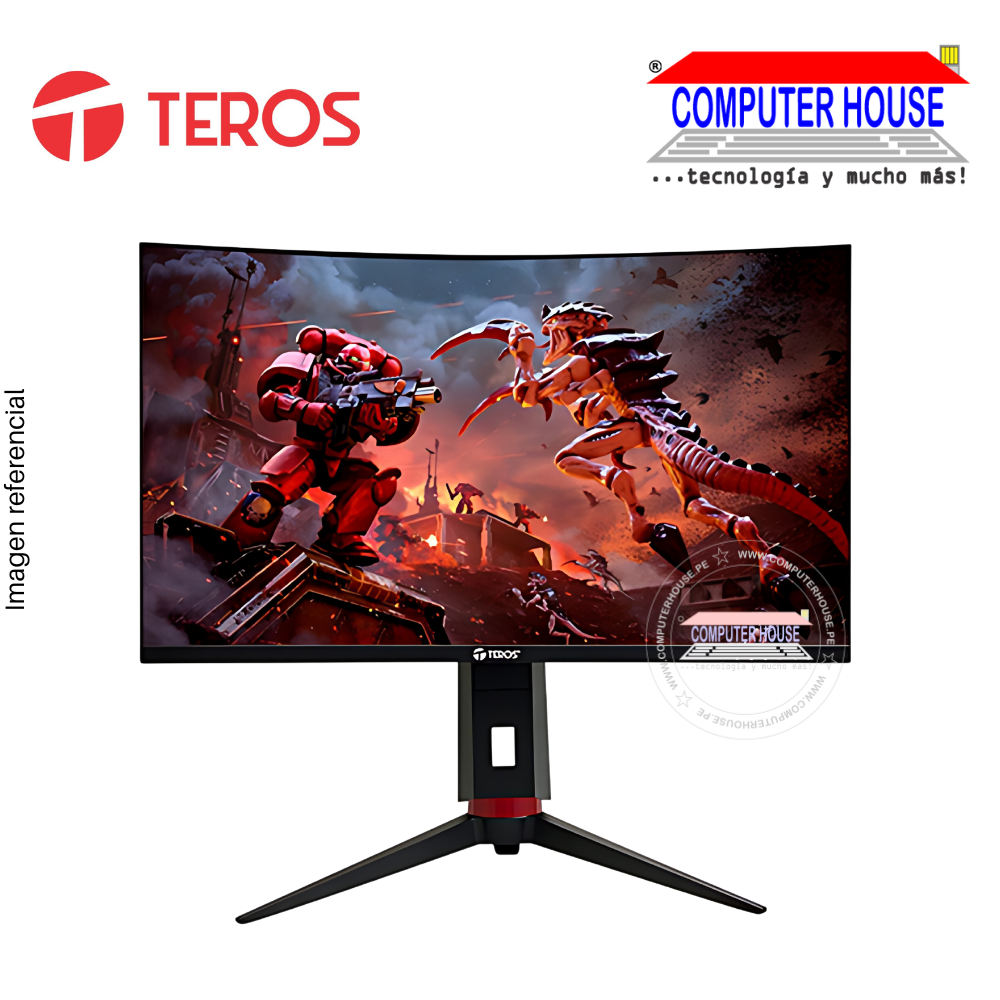 Monitor Gamer Teros 27" TE-2766G, Curvo, VA 180 Hz, 1920x1080 FHD, HDMI / DP / FREESYNC /PIVOT