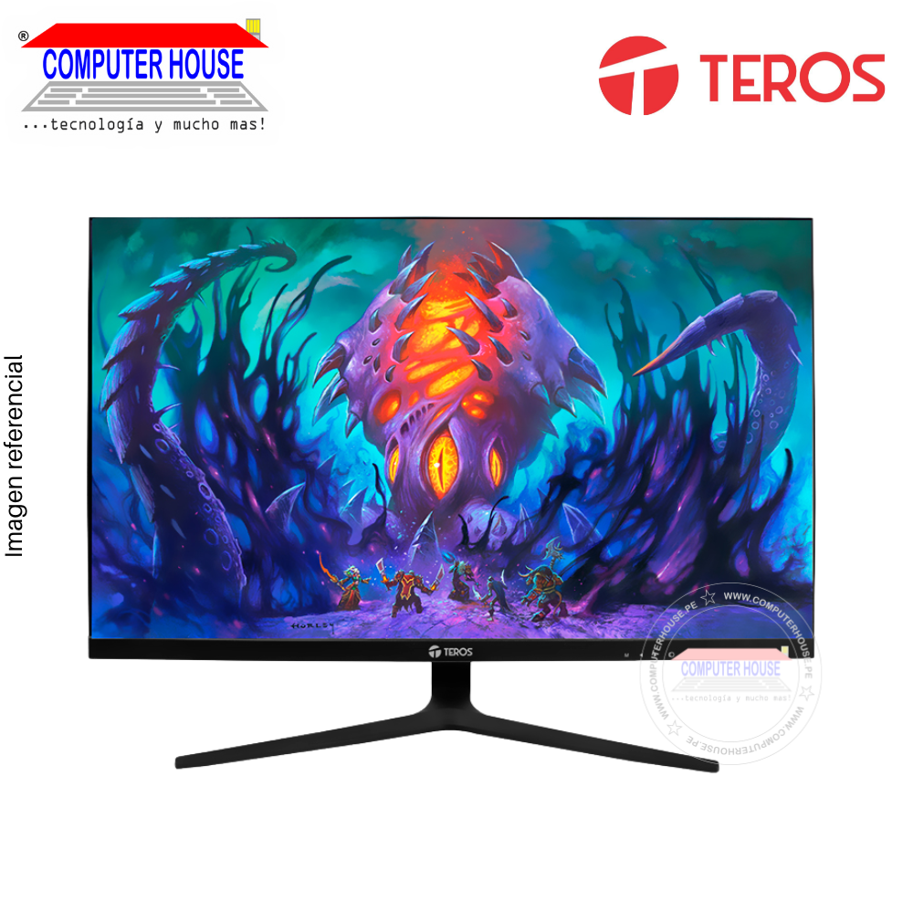 Monitor Gamer Teros 27" TE-2769G, QHD, IPS, Flat, 180Hz, 1ms, 2xHDMI, 2xDisplayPort, Audio.