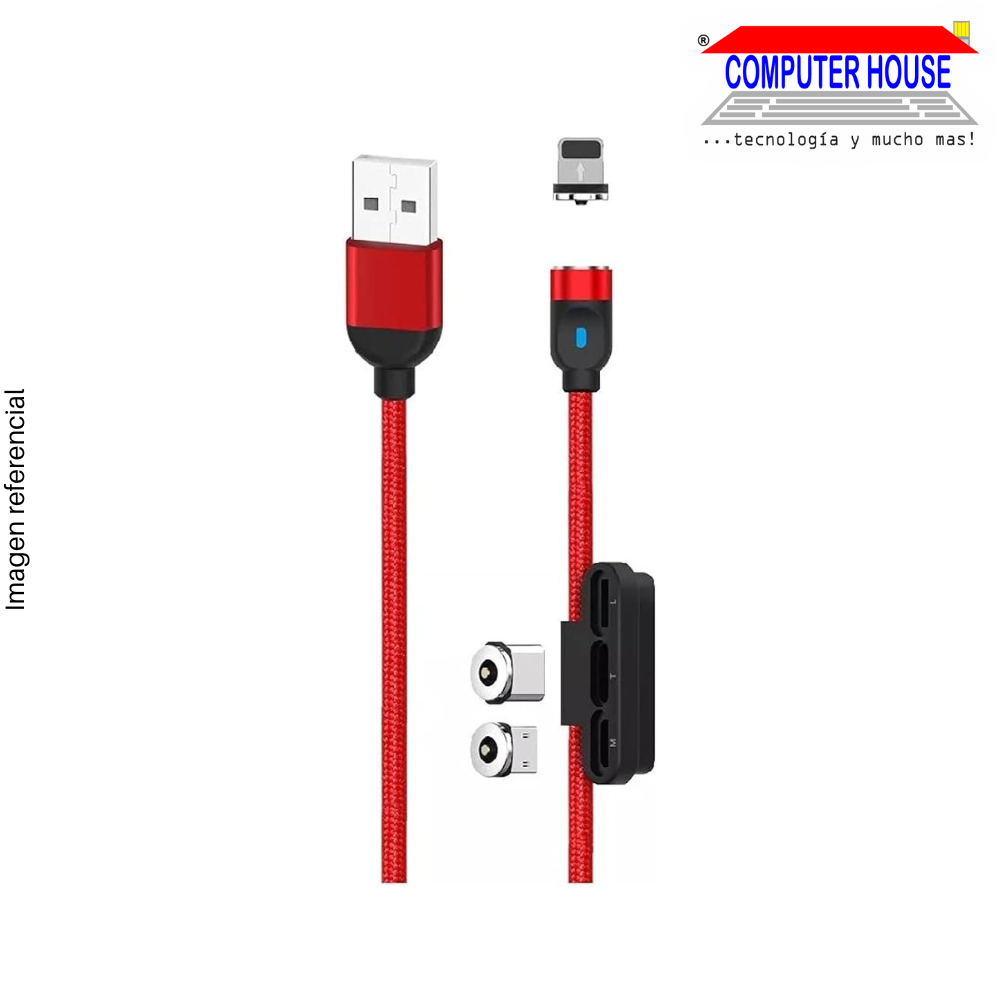 LDNIO CABLE | magnetic | USB to Lightning Fast Charging | 1m 15w (NB128)