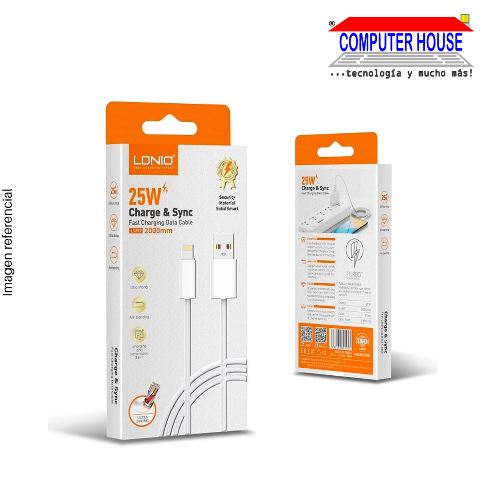 LDNIO Cable | 25W Fast Charging | (LS891)
