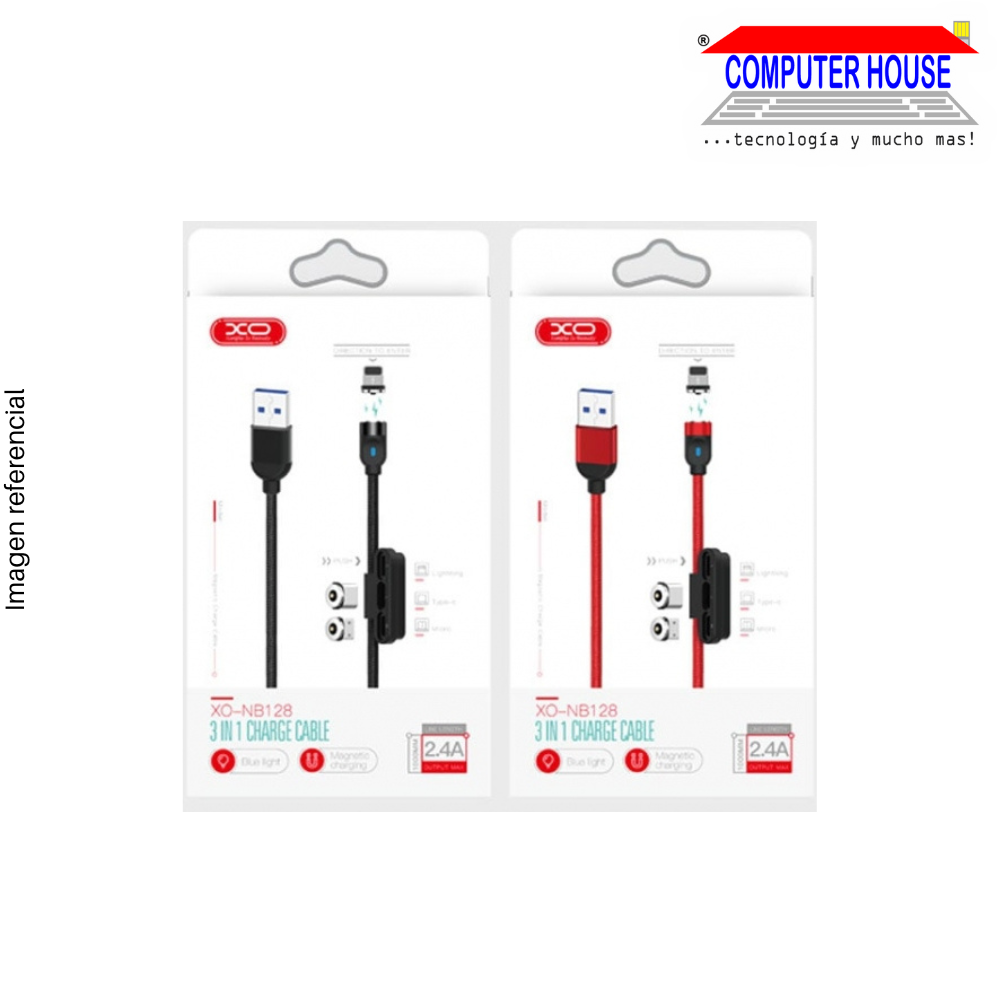 LDNIO CABLE | magnetic | USB to Lightning Fast Charging | 1m 15w (NB128)