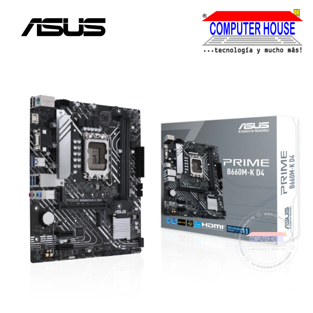 MotherBoard ASUS PRIME B660M-K D4, Socket LGA 1700, DDR4.
