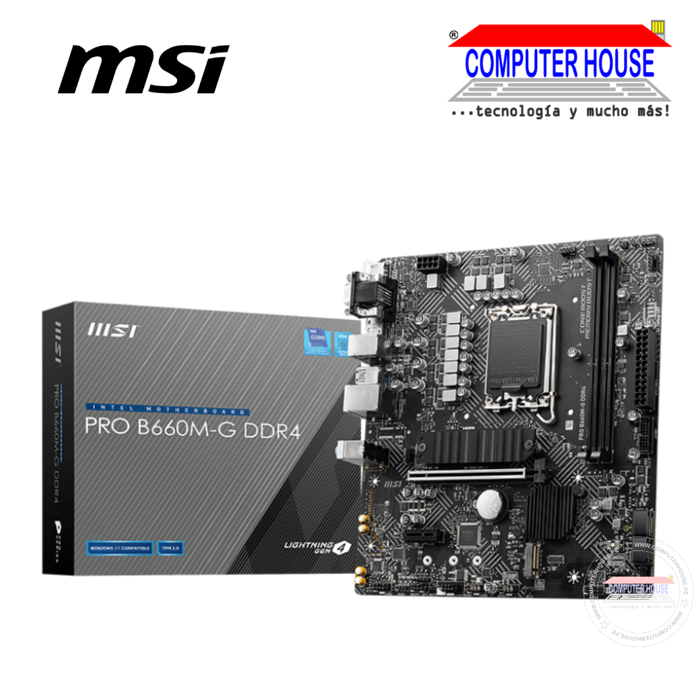 MotherBoard MSI PRO B660M-G DDR4, Chipset Intel B660, LGA1700.