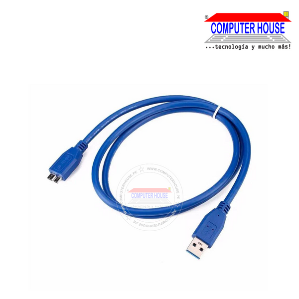 Cable Disco Duro Externo, 60cm, color azul. – COMPUTER HOUSE