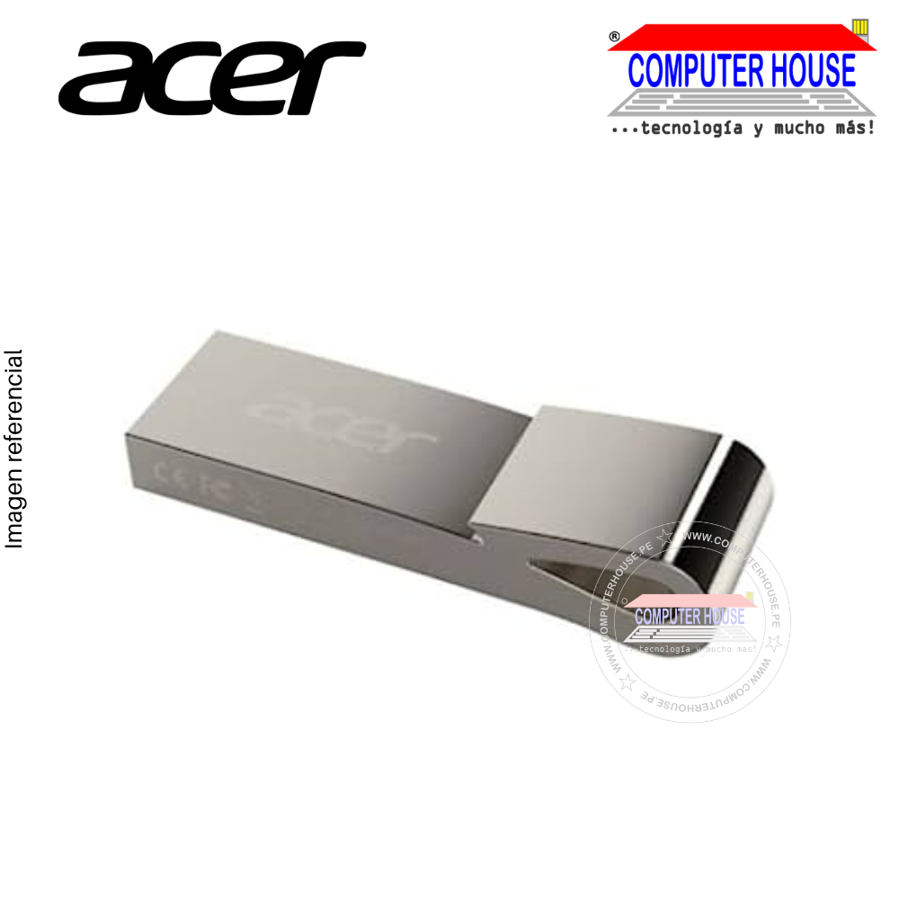 Memoria USB 32GB ACER UF200, metal, 2.0.