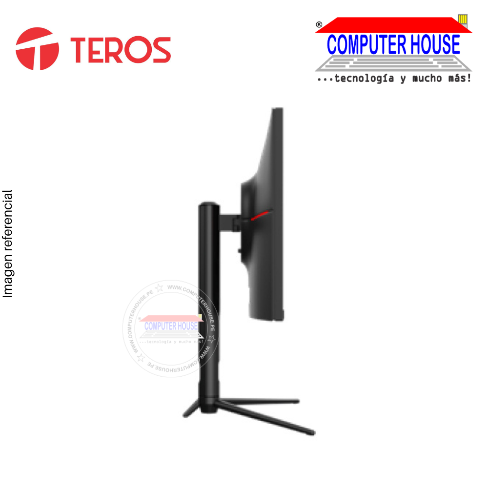 TEROS Monitor Gamer 24.5" TE-2410G, Flat (plano), 1920x1080 FHD, VA, 240Hz, Display/HDMI