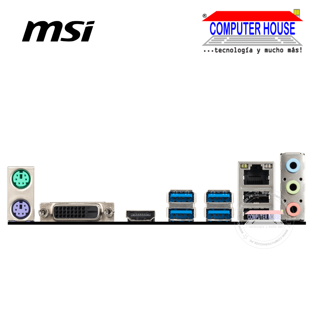 MotherBoard MSI A320M-A Pro (No soporta ssd PCIe), DDR4.