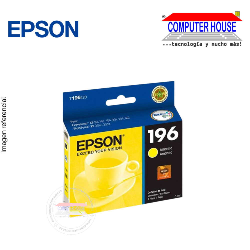 Cartucho de Tinta EPSON T196 Yellow