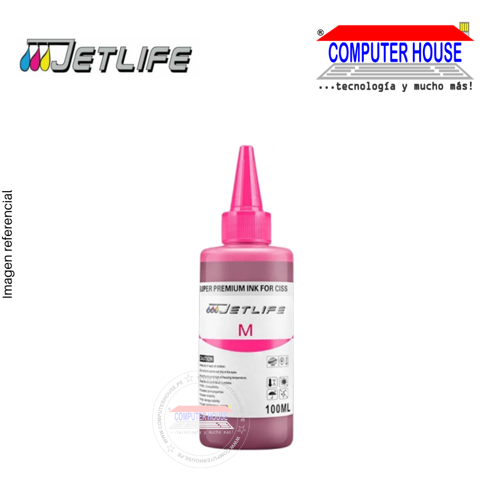 JETLIFE Magenta Universal Ink Bottle 100ml
