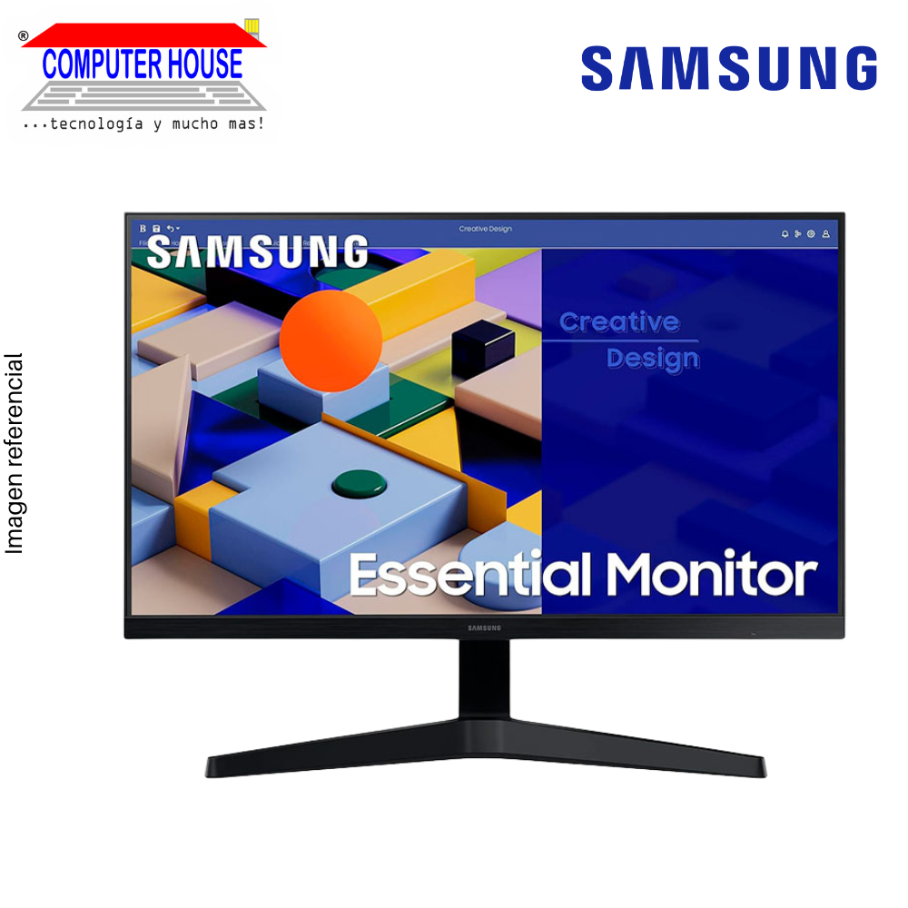 SAMSUNG 27" Essential S3 Flat Monitor, IPS, FHD, 1920x1080, 1xHDMI, 1xVGA.