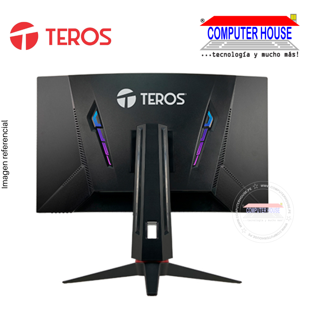 TEROS Monitor Gamer 27" TE-2764G, Flat (plano), 1920x1080 FHD, VA, 240hz, Audio/Display/HDMI.