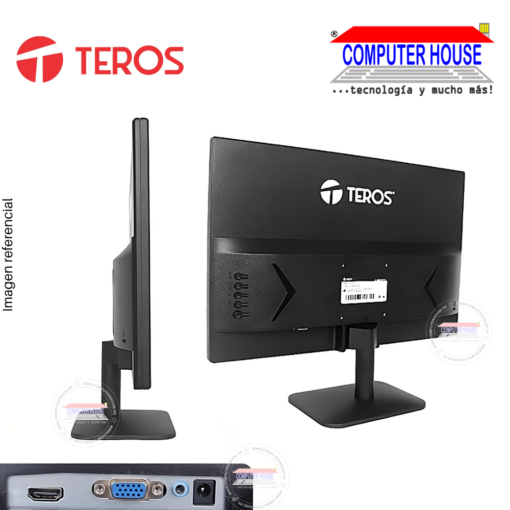 TEROS Monitor 19" TE-1910S, Flat (plano), 1680x1050, IPS, HDMI / VGA