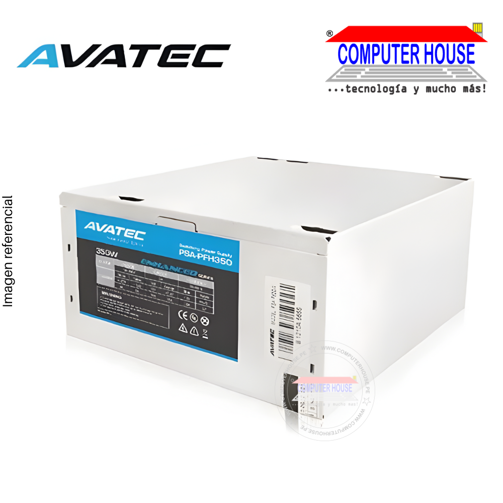 AVATEC PSA-SFX350W, 350W Power Supply, Slim.