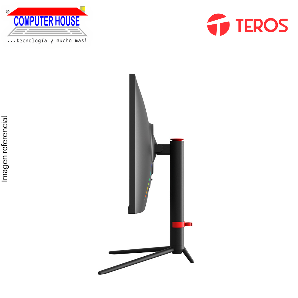 Teros 24.5" TE-2474G Gamer Monitor, Flat, 1920x1080 FHD, 180Hz, 1Ms, 1xHDMI/1xVGA/1xAudio Ports.