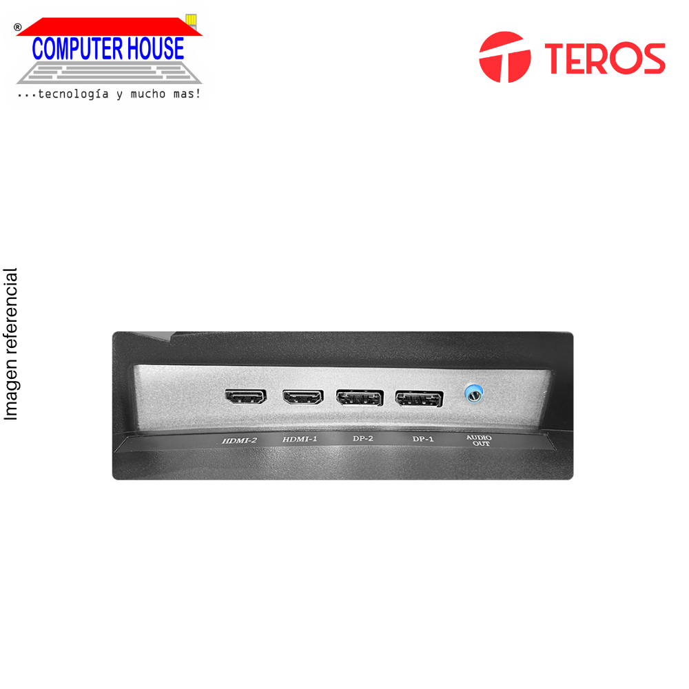 Teros 34" TE-3411G Gamer Monitor, Curved, 2560x1440 WQHD, 180Hz, 1Ms, 1xHDMI/1xVGA/1xAudio Ports.