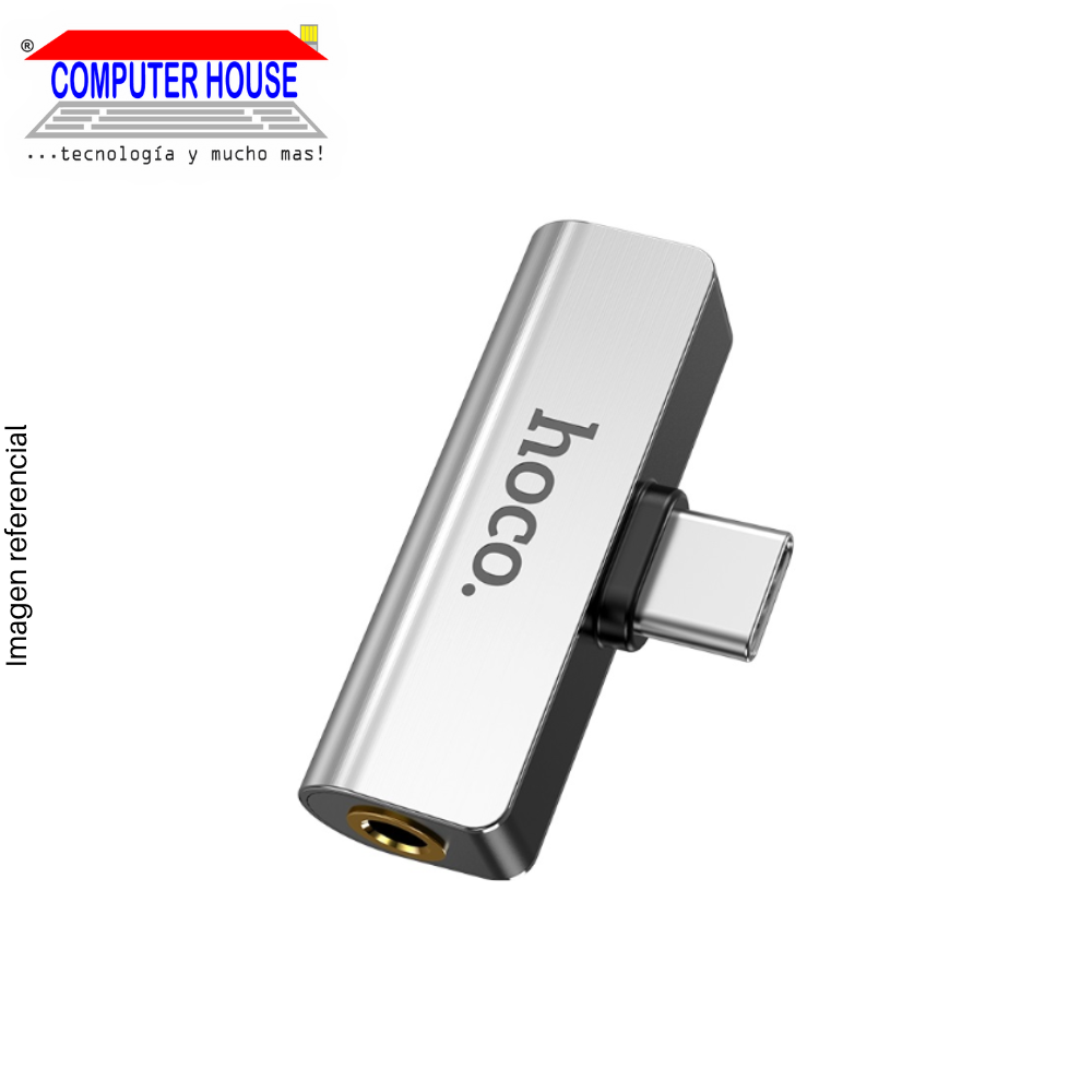 Type C Adapter 2 in 1 Audio Converter HOCO LS26