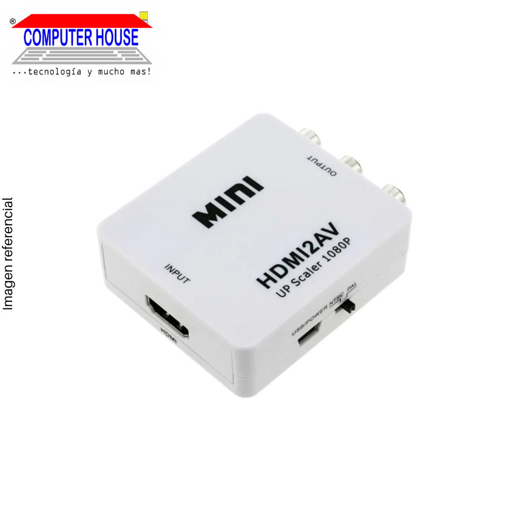 HDMI to 2AV Adapter/Converter HDMI to RCA Output