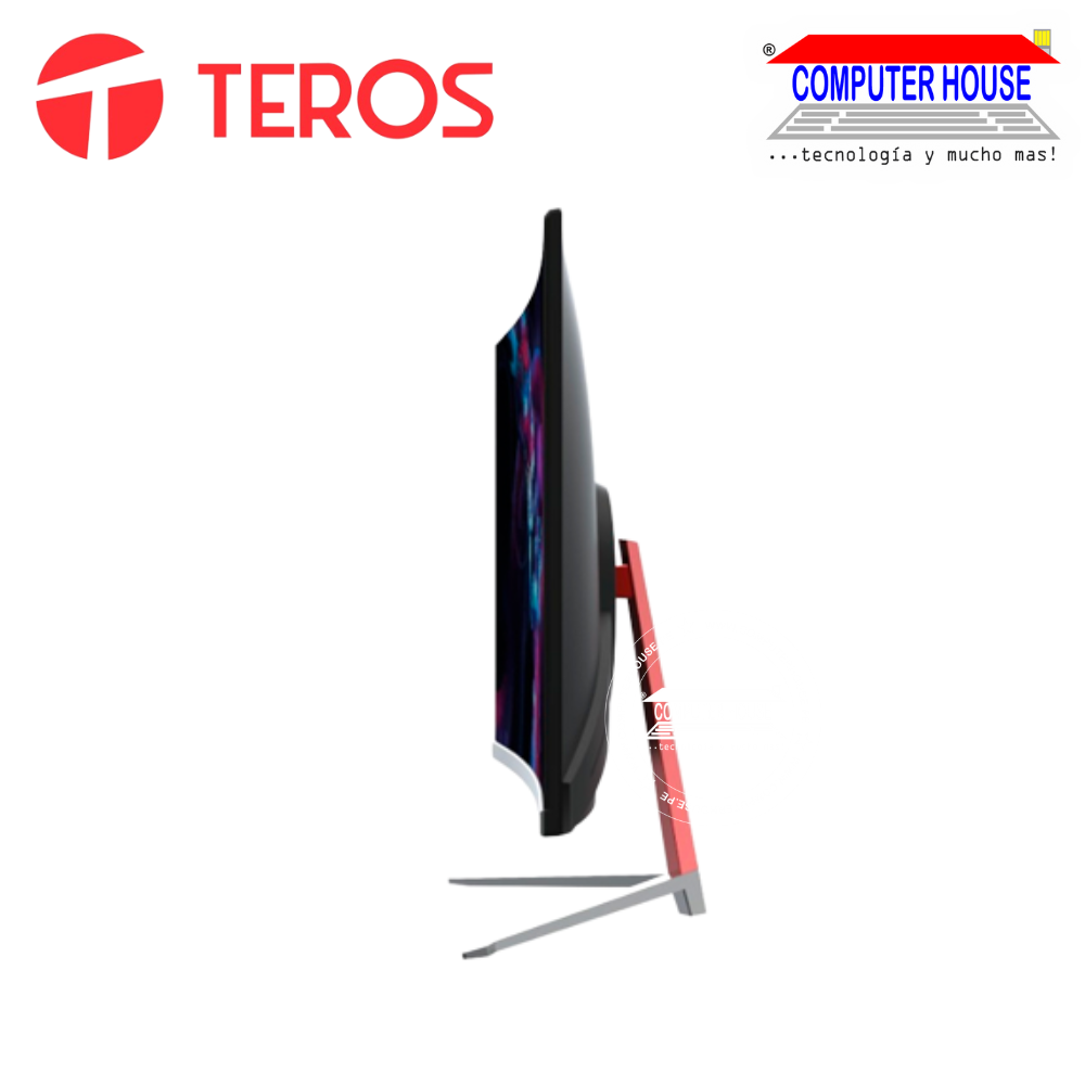 TEROS Monitor 24" TE-3131, Curvo, 1920x1080 FHD, IPS, 75HZ, VGA, HDMI