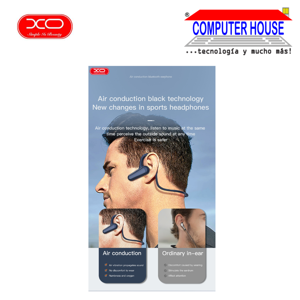 BLUETOOTH XO BS28 headphones, sports.
