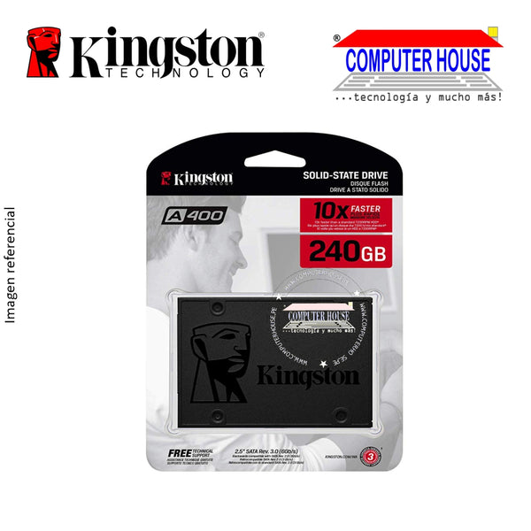 DISCO SOLIDO SSD KINGSTON 240GB A400 SA400S37/240G - Zona Digital