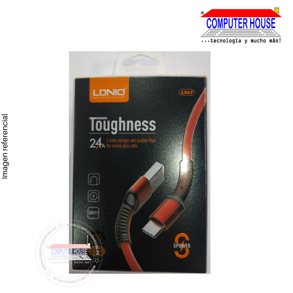 LDNIO TYPE-C Cable LS63 2.4A TOUGHNESS 1M