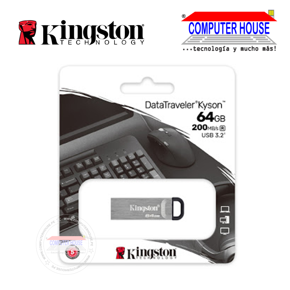 Memoria USB KINGSTON 64GB, DataTraveler Kyson (DTKN/64GB)