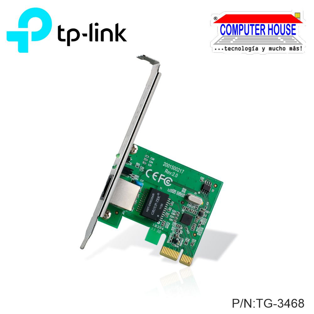 Tarjeta de Red TP-LINK TG-3468 Red PCI Express Gigabit