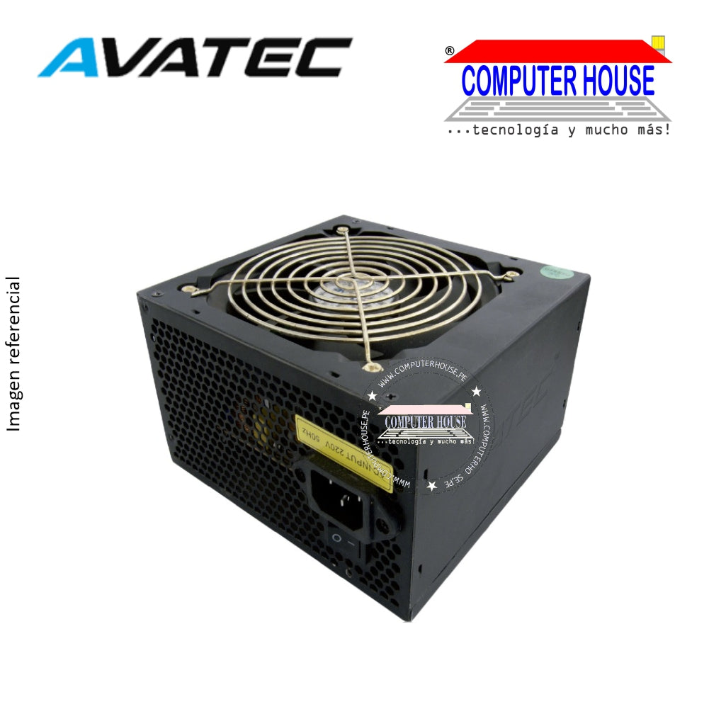 AVATEC PSA-PRP550W, Fuente de poder 550W Real.