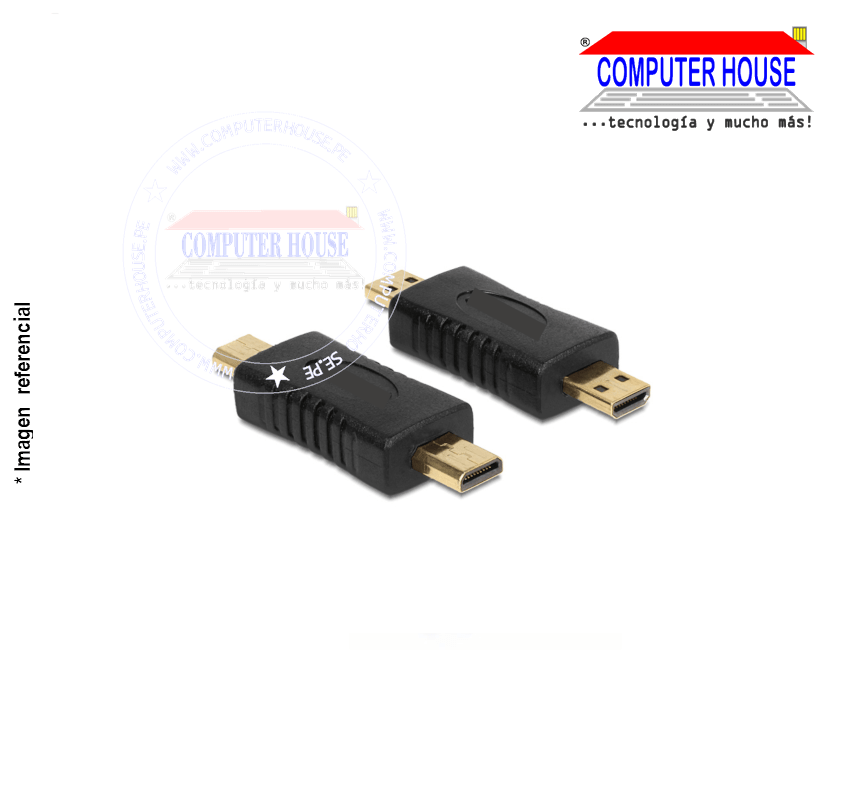 Adaptador HDMI a HDMI (macho a macho)