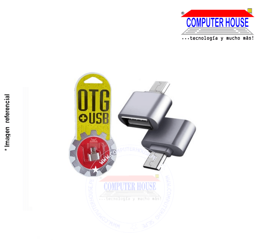 Adaptador OTG USB a Micro USB(V8)